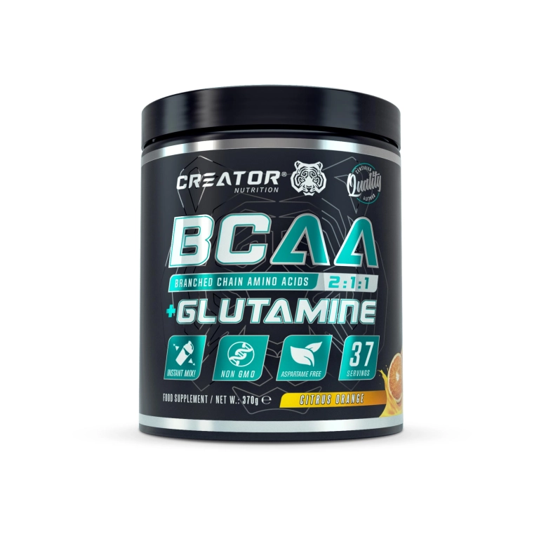 CREATOR Nutrition Amino BCAA+Glutamine 370g Citrus Orange