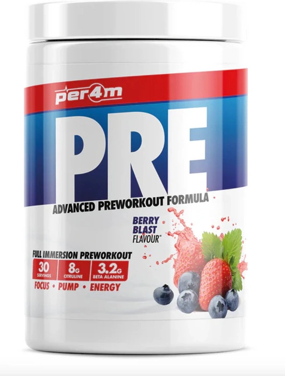 Per4m Pre Workout Stim 570g (Berry Blast)