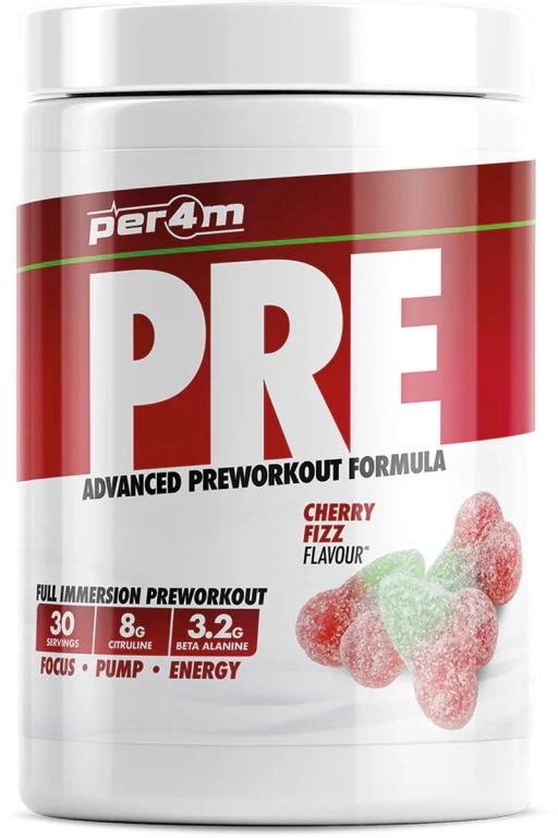 Per4m Pre Workout Stim 570g (Cherry Fizz)