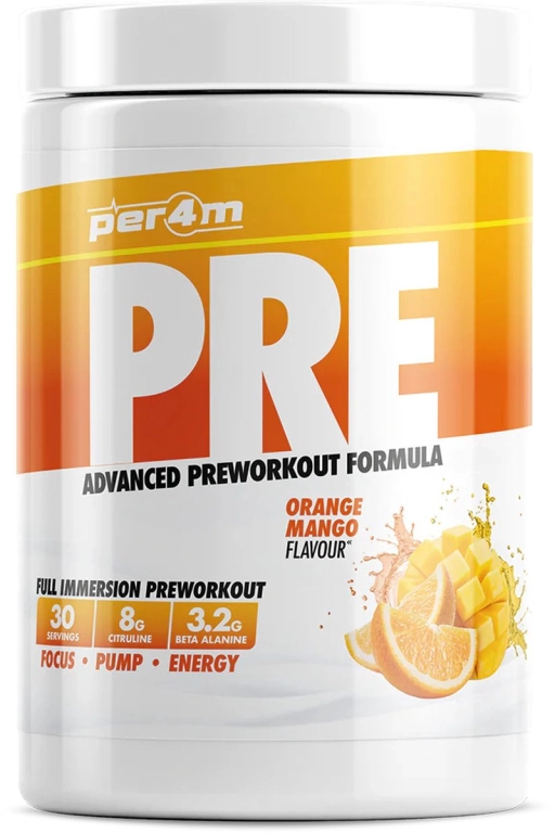 Per4m Pre Workout Stim 570g (Orange & Mango)